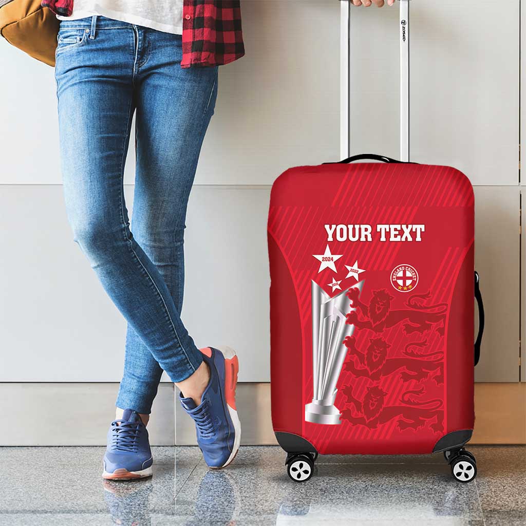 Custom England Cricket Luggage Cover 3rd Champions World Cup Proud