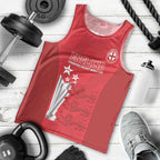 Custom England Cricket Men Tank Top 3rd Champions World Cup Proud