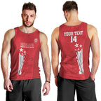 Custom England Cricket Men Tank Top 3rd Champions World Cup Proud