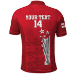 Custom England Cricket Polo Shirt 3rd Champions World Cup Proud