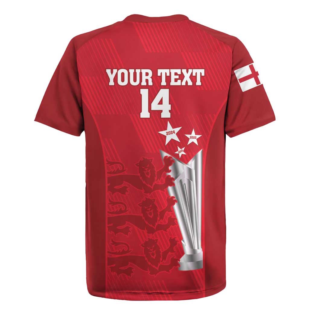 Custom England Cricket Rugby Jersey 3rd Champions World Cup Proud