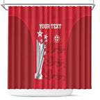 Custom England Cricket Shower Curtain 3rd Champions World Cup Proud