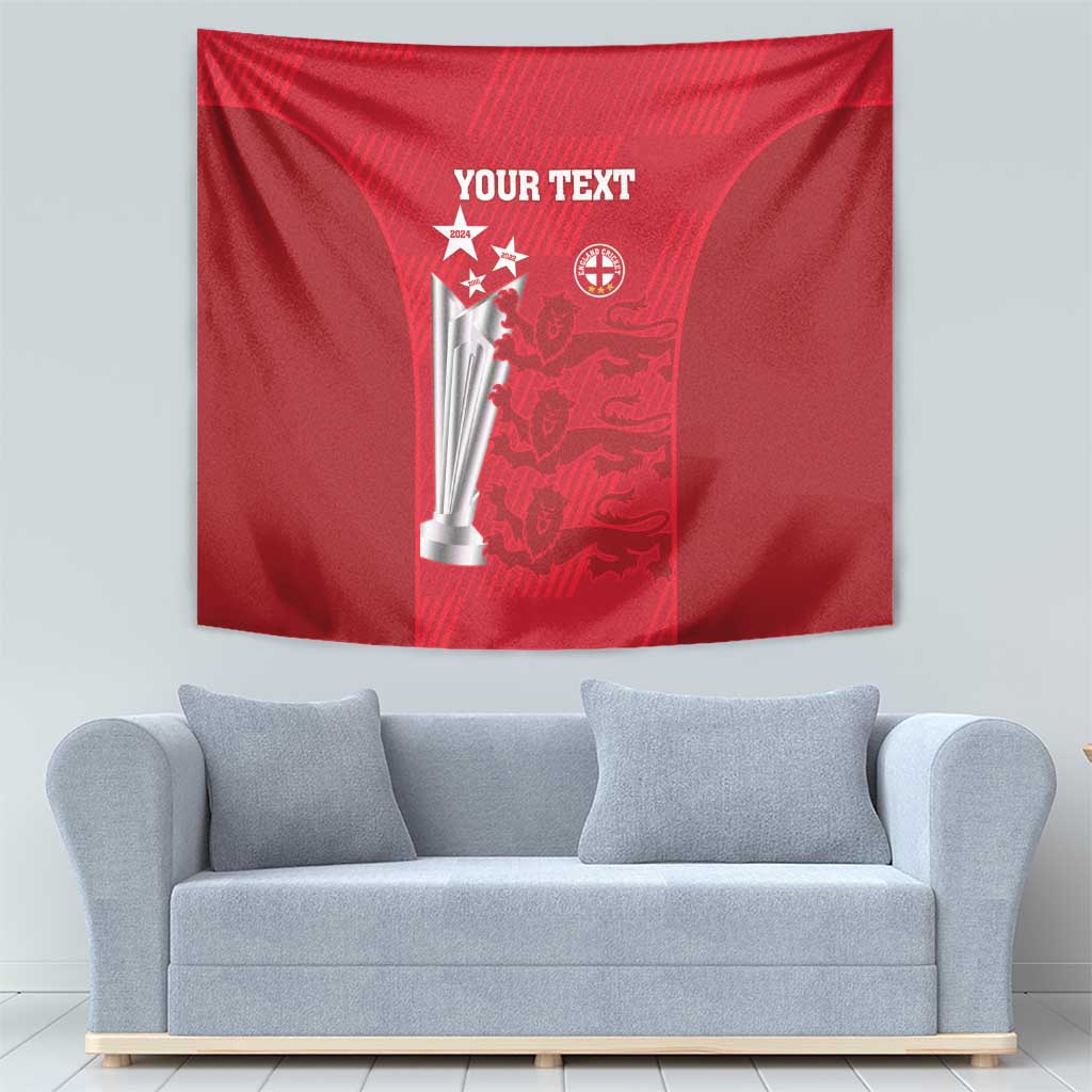 Custom England Cricket Tapestry 3rd Champions World Cup Proud