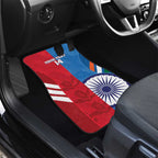 Custom India And England Cricket Car Mats 2024 Together Dynamic Version