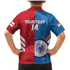 Custom India And England Cricket Family Matching Mermaid Dress and Hawaiian Shirt 2024 Together Dynamic Version