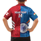 Custom India And England Cricket Family Matching Off Shoulder Maxi Dress and Hawaiian Shirt 2024 Together Dynamic Version
