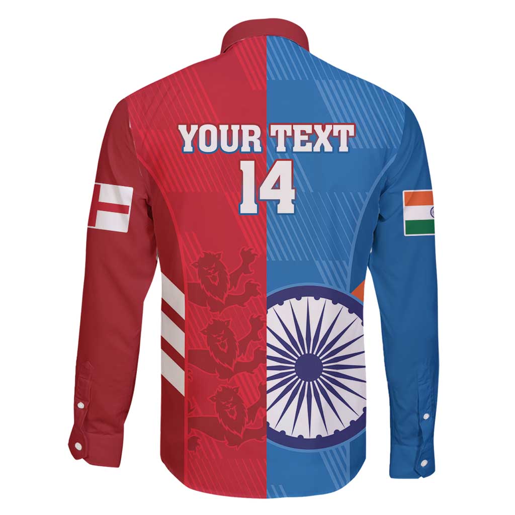 Custom India And England Cricket Family Matching Summer Maxi Dress and Hawaiian Shirt 2024 Together Dynamic Version