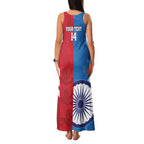 Custom India And England Cricket Family Matching Tank Maxi Dress and Hawaiian Shirt 2024 Together Dynamic Version