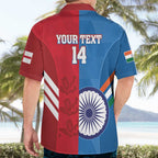 Custom India And England Cricket Hawaiian Shirt 2024 Together Dynamic Version
