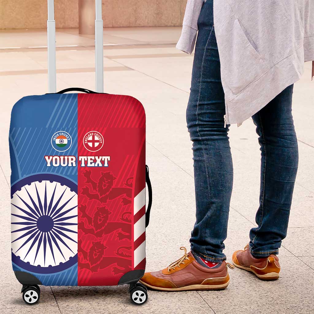 Custom India And England Cricket Luggage Cover 2024 Together Dynamic Version