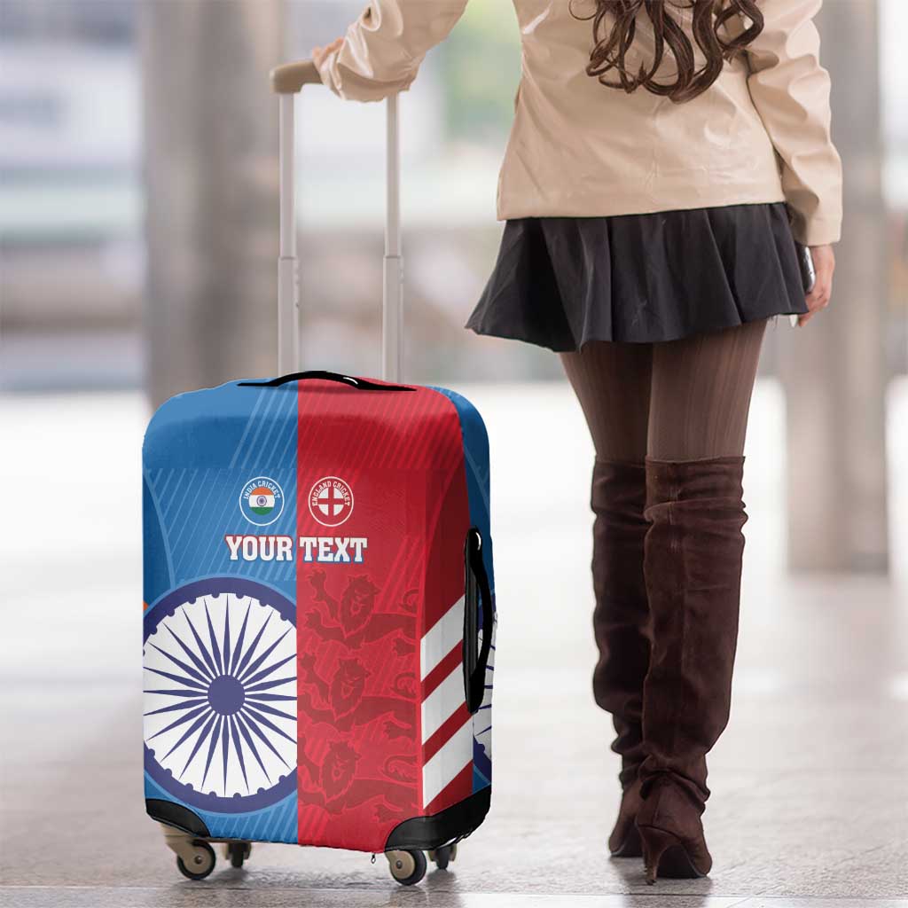 Custom India And England Cricket Luggage Cover 2024 Together Dynamic Version