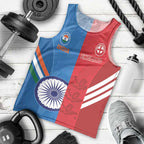 Custom India And England Cricket Men Tank Top 2024 Together Dynamic Version