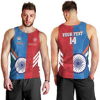 Custom India And England Cricket Men Tank Top 2024 Together Dynamic Version