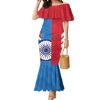 Custom India And England Cricket Mermaid Dress 2024 Together Dynamic Version