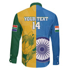 Custom India And South Africa Cricket Family Matching Tank Maxi Dress and Hawaiian Shirt 2024 Together Dynamic Version