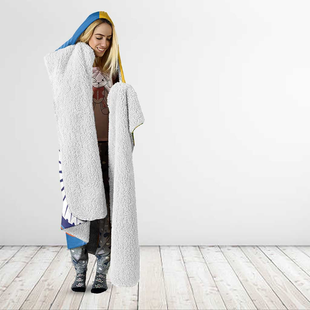 Custom India And South Africa Cricket Hooded Blanket 2024 Together Dynamic Version