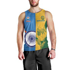 Custom India And South Africa Cricket Men Tank Top 2024 Together Dynamic Version