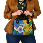 Custom India And South Africa Cricket Shoulder Handbag 2024 Together Dynamic Version