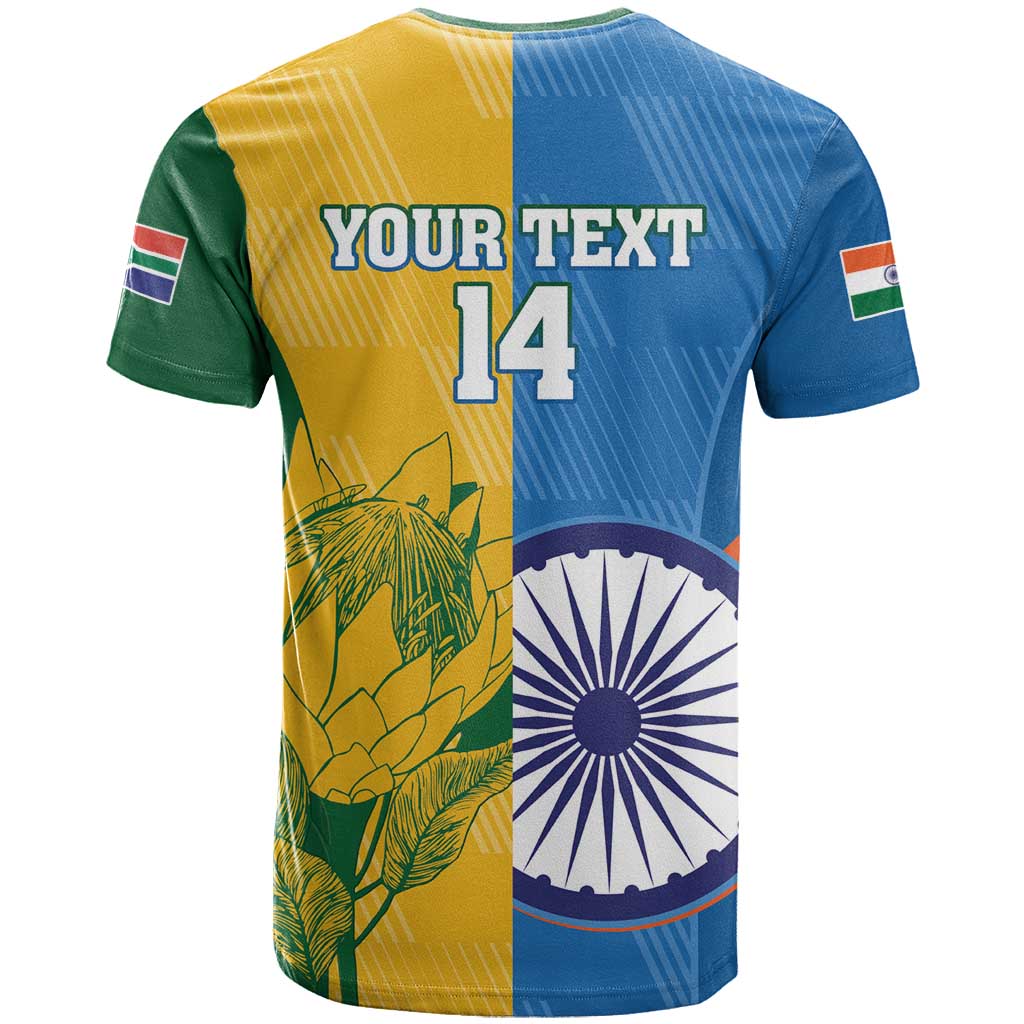 Custom India And South Africa Cricket T Shirt 2024 Together Dynamic Version