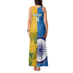Custom India And South Africa Cricket Tank Maxi Dress 2024 Together Dynamic Version