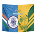 Custom India And South Africa Cricket Tapestry 2024 Together Dynamic Version