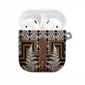 Wahaika New Zealand AirPods Case Maori Weapon Kowhaiwhai Fern Poutama Motifs