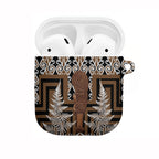 Wahaika New Zealand AirPods Case Maori Weapon Kowhaiwhai Fern Poutama Motifs