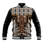 Wahaika New Zealand Baseball Jacket Maori Weapon Kowhaiwhai Fern Poutama Motifs