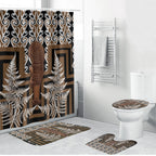 Wahaika New Zealand Bathroom Set Maori Weapon Kowhaiwhai Fern Poutama Motifs
