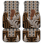 Wahaika New Zealand Car Mats Maori Weapon Kowhaiwhai Fern Poutama Motifs