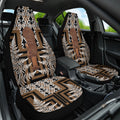Wahaika New Zealand Car Seat Cover Maori Weapon Kowhaiwhai Fern Poutama Motifs