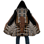 Wahaika New Zealand Cloak Maori Weapon Kowhaiwhai Fern Poutama Motifs