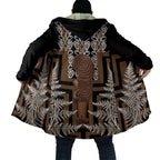 Wahaika New Zealand Cloak Maori Weapon Kowhaiwhai Fern Poutama Motifs