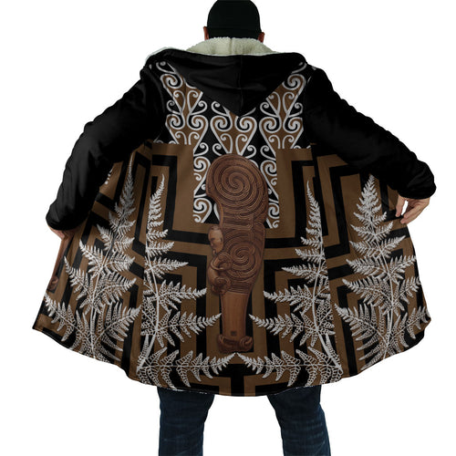 Wahaika New Zealand Cloak Maori Weapon Kowhaiwhai Fern Poutama Motifs