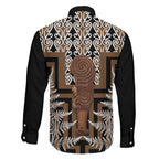 Wahaika New Zealand Family Matching Mermaid Dress and Hawaiian Shirt Maori Weapon Kowhaiwhai Fern Poutama Motifs