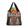 Wahaika New Zealand Grocery Bag Maori Weapon Kowhaiwhai Fern Poutama Motifs
