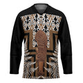 Wahaika New Zealand Hockey Jersey Maori Weapon Kowhaiwhai Fern Poutama Motifs