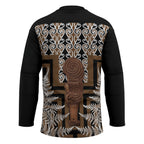 Wahaika New Zealand Hockey Jersey Maori Weapon Kowhaiwhai Fern Poutama Motifs