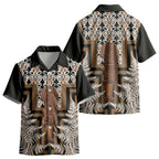 Wahaika New Zealand Kid Hawaiian Shirt Maori Weapon Kowhaiwhai Fern Poutama Motifs LT14