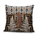 Wahaika New Zealand Pillow Cover Maori Weapon Kowhaiwhai Fern Poutama Motifs