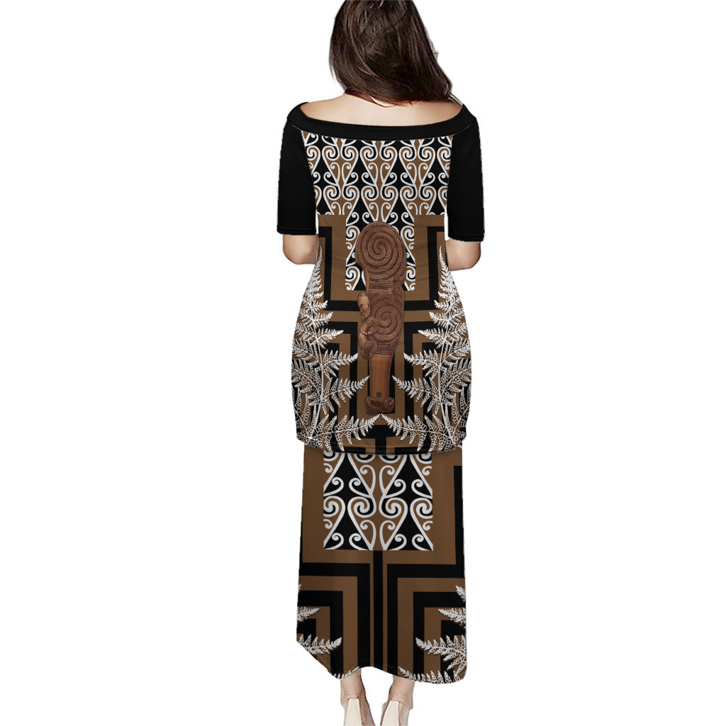 Wahaika New Zealand Puletasi Maori Weapon Kowhaiwhai Fern Poutama Motifs