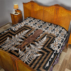 Wahaika New Zealand Quilt Maori Weapon Kowhaiwhai Fern Poutama Motifs