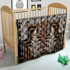 Wahaika New Zealand Quilt Maori Weapon Kowhaiwhai Fern Poutama Motifs