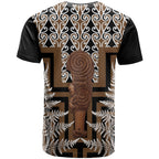 Wahaika New Zealand T Shirt Maori Weapon Kowhaiwhai Fern Poutama Motifs