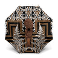 Wahaika New Zealand Umbrella Maori Weapon Kowhaiwhai Fern Poutama Motifs