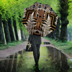 Wahaika New Zealand Umbrella Maori Weapon Kowhaiwhai Fern Poutama Motifs
