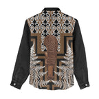 Wahaika New Zealand Women Casual Shirt Maori Weapon Kowhaiwhai Fern Poutama Motifs