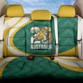 Australia 2026 Soccer Back Car Seat Cover Go Socceroos Kangaroo Mascot Green Sporty