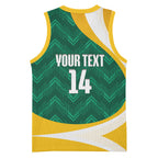 Australia 2026 Soccer Custom Basketball Jersey Go Socceroos Kangaroo Mascot Green Sporty