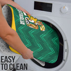 Australia 2026 Soccer Bathroom Set Go Socceroos Kangaroo Mascot Green Sporty